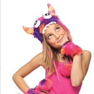 PINK/PURPLE MONSTER HAT costume